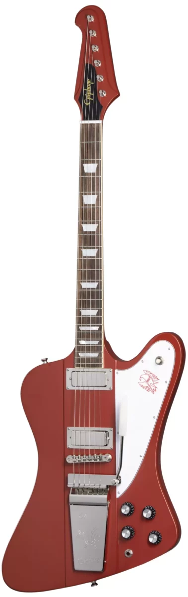 EPIPHONE 1963 FIREBIRD V MAESTRO VIBROLA EMBER RED