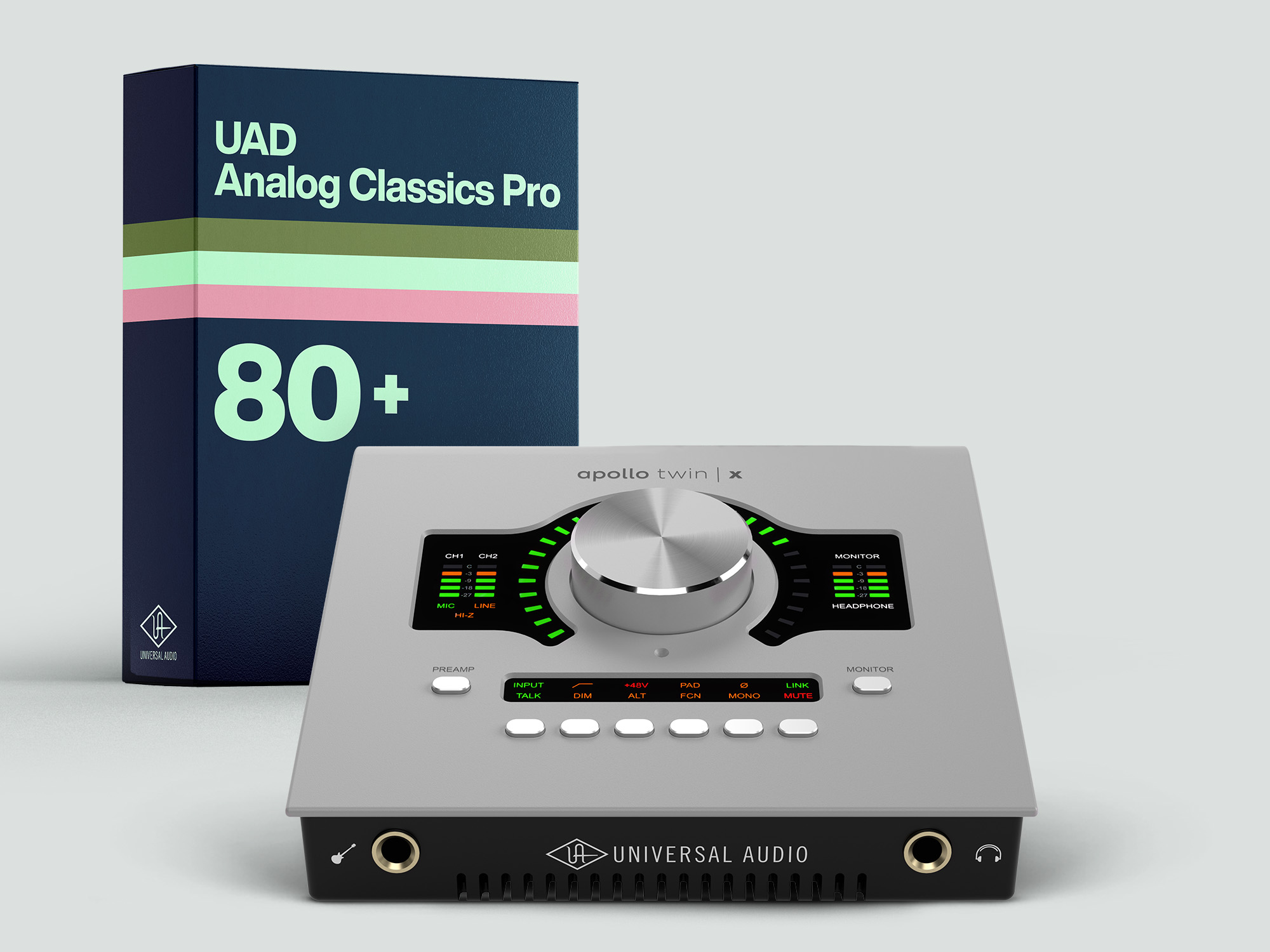 UNIVERSAL AUDIO APOLLO TWIN X DUO GEN2 ANALOG CLASSICS PRO
