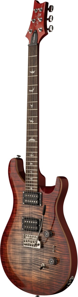 PRS SE CUSTOM 24-08 CHARCOAL CHERRY BURST 2025