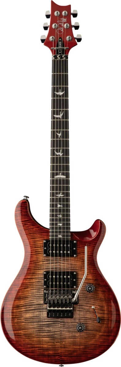 PRS SE CUSTOM 24 FLOYD CHARCOAL CHERRY BURST 2025