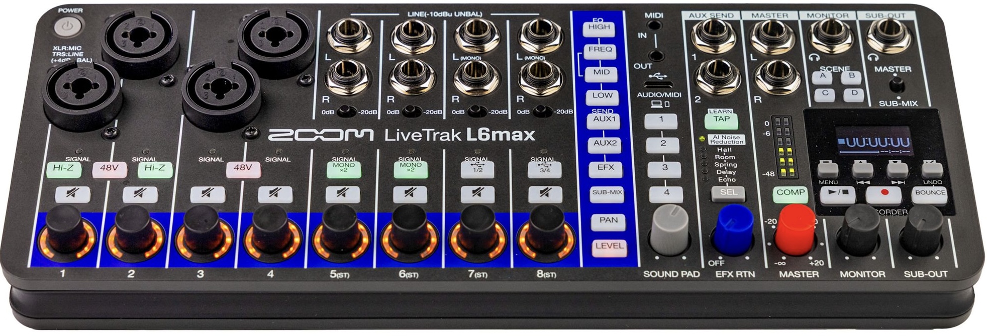 ZOOM LIVETRAK L6MAX