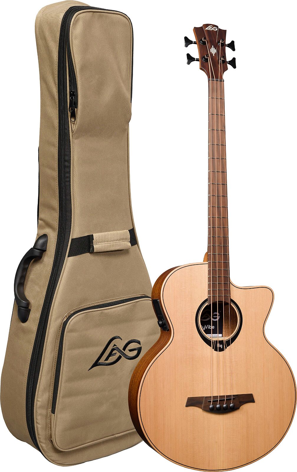 LAG HV10BCE HYVIBE 2 JUMBO ACOUSTIC SMART BASS