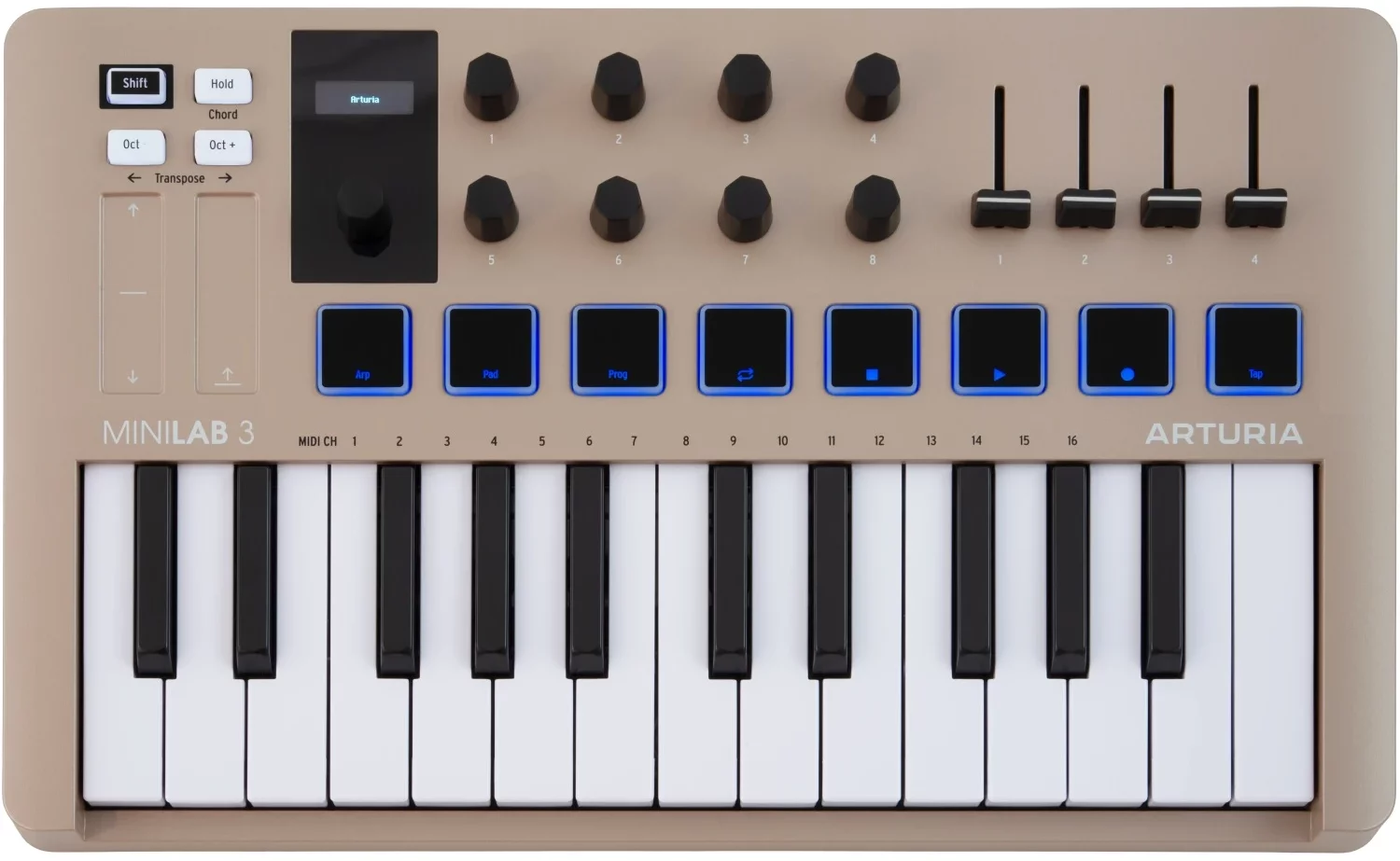 ARTURIA MINILAB 3 CHAMPAGNE