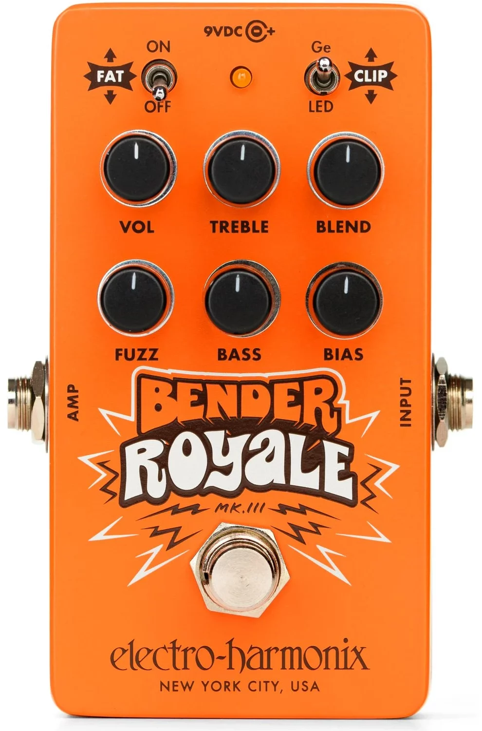 EHX BENDER ROYALE MKIII GERMANIUM FUZZ ORANGE