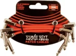 ERNIEBALL EB-6401 FLAT PATCH CABLE 7,5CM 3 SET RED