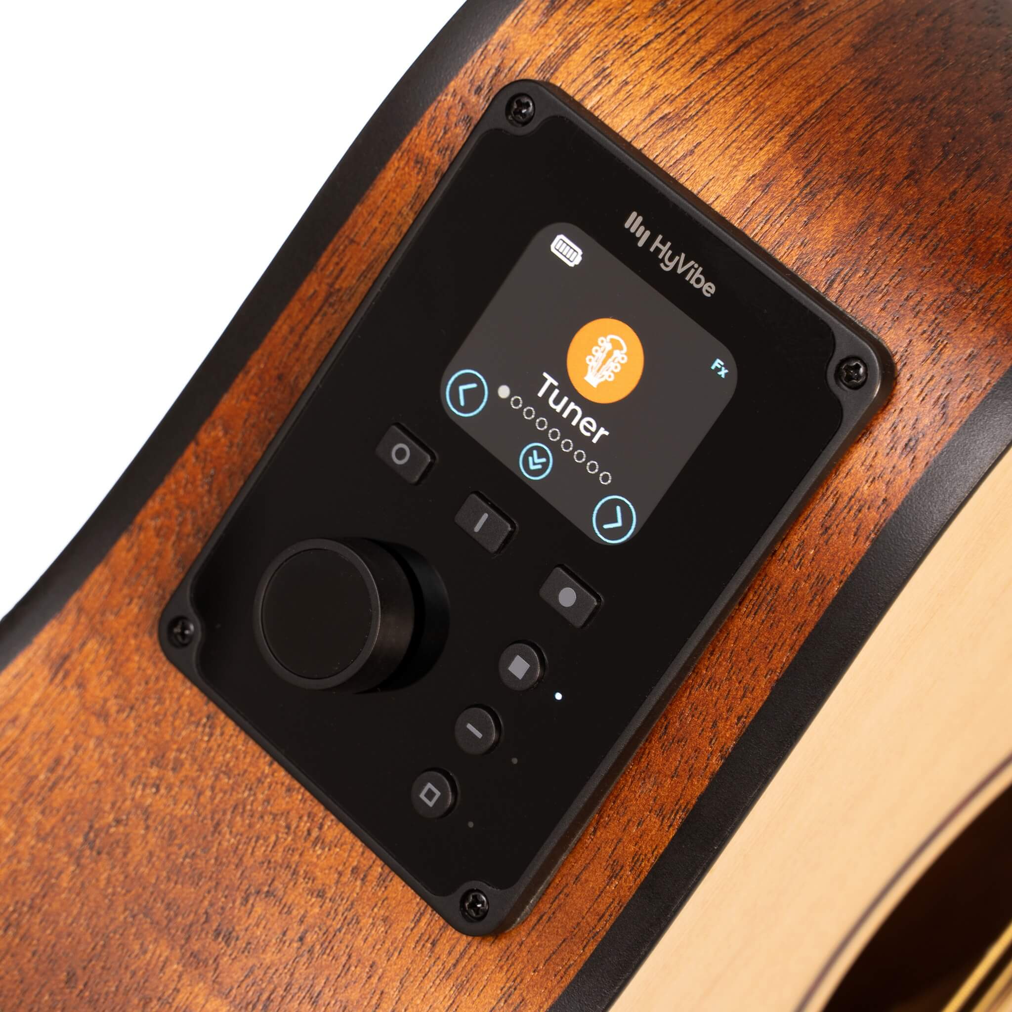 CORT EARTH GO MINI HYVIBE SMART GUITAR OPEN PORE NATURAL