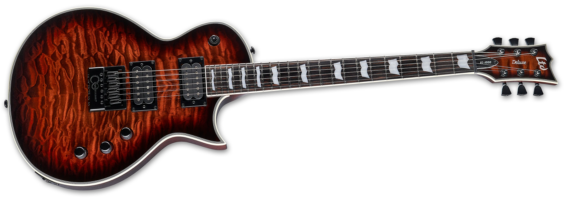 ESP LTD EC-1000ET QM DARK BROWN SUNBURST