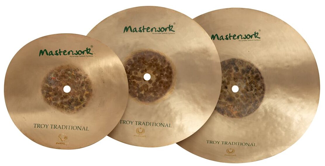 MASTERWORK CYMBALS TROY TRADITIONAL FX STACK 10"/12"/14"