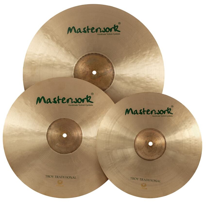 MASTERWORK TROY TRADITIONAL CYMBAL SET BASIC