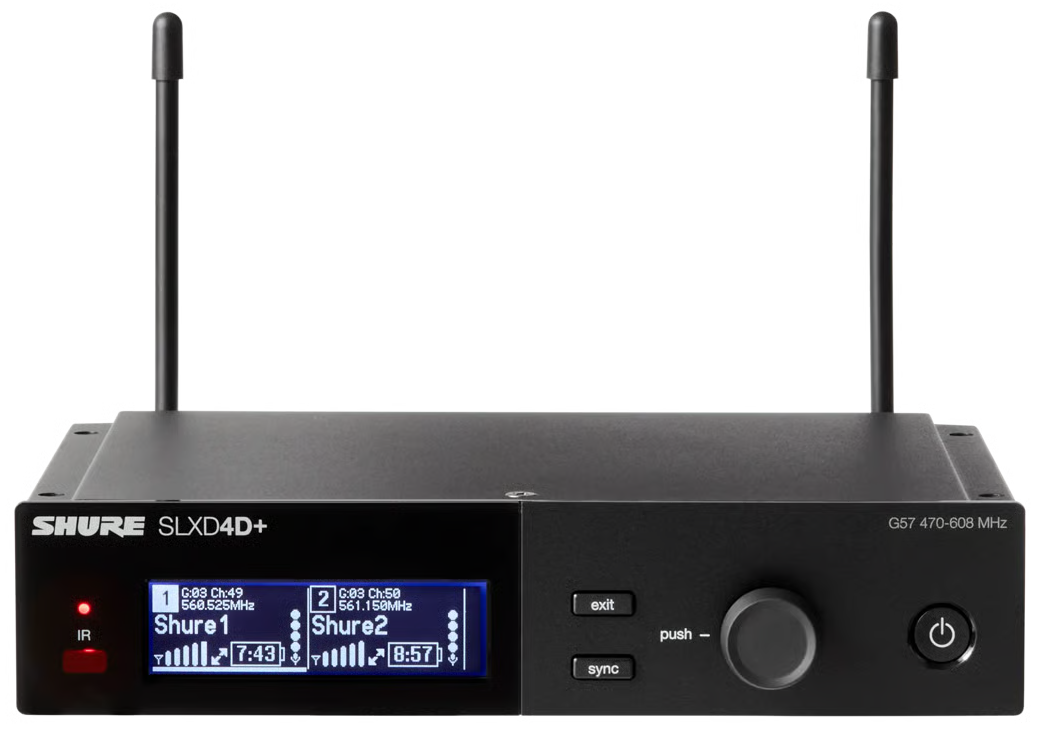 SHURE SLXD24D+/SM58 DUAL VOCAL SET