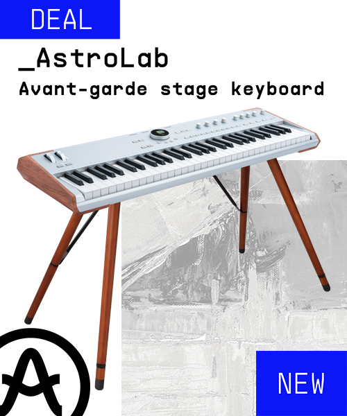 ARTURIA ASTROLAB 61 SILVER + WOODEN LEGS