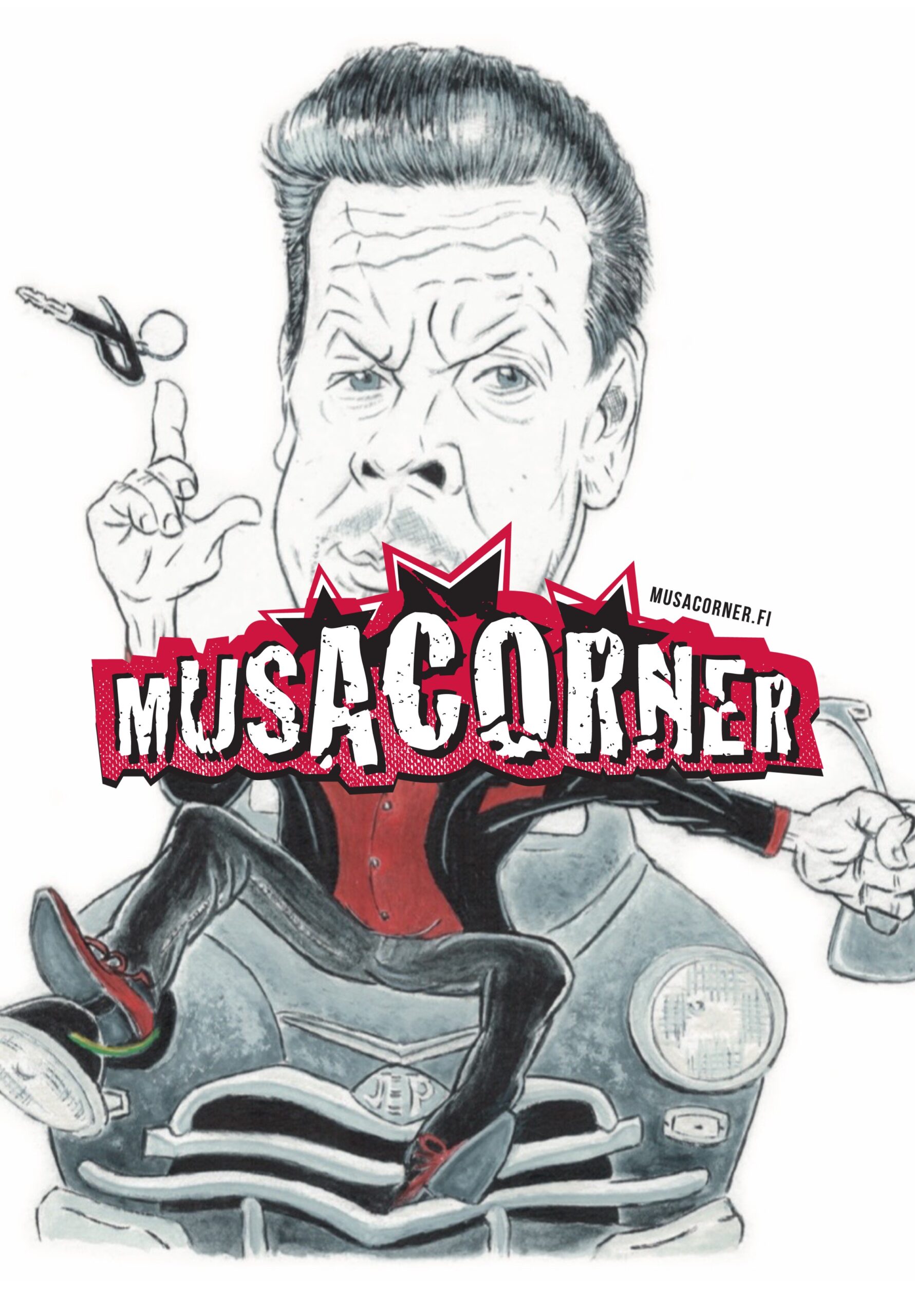 MC JEP KARIKATYYRIKORTTI P.M.