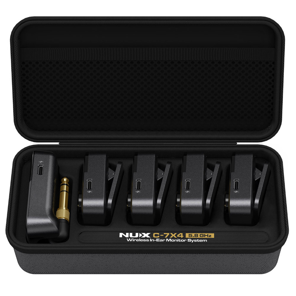 NUX C-7x4 WIRELESS IN-EAR MONITOR 5.8GHZ 4-PACK