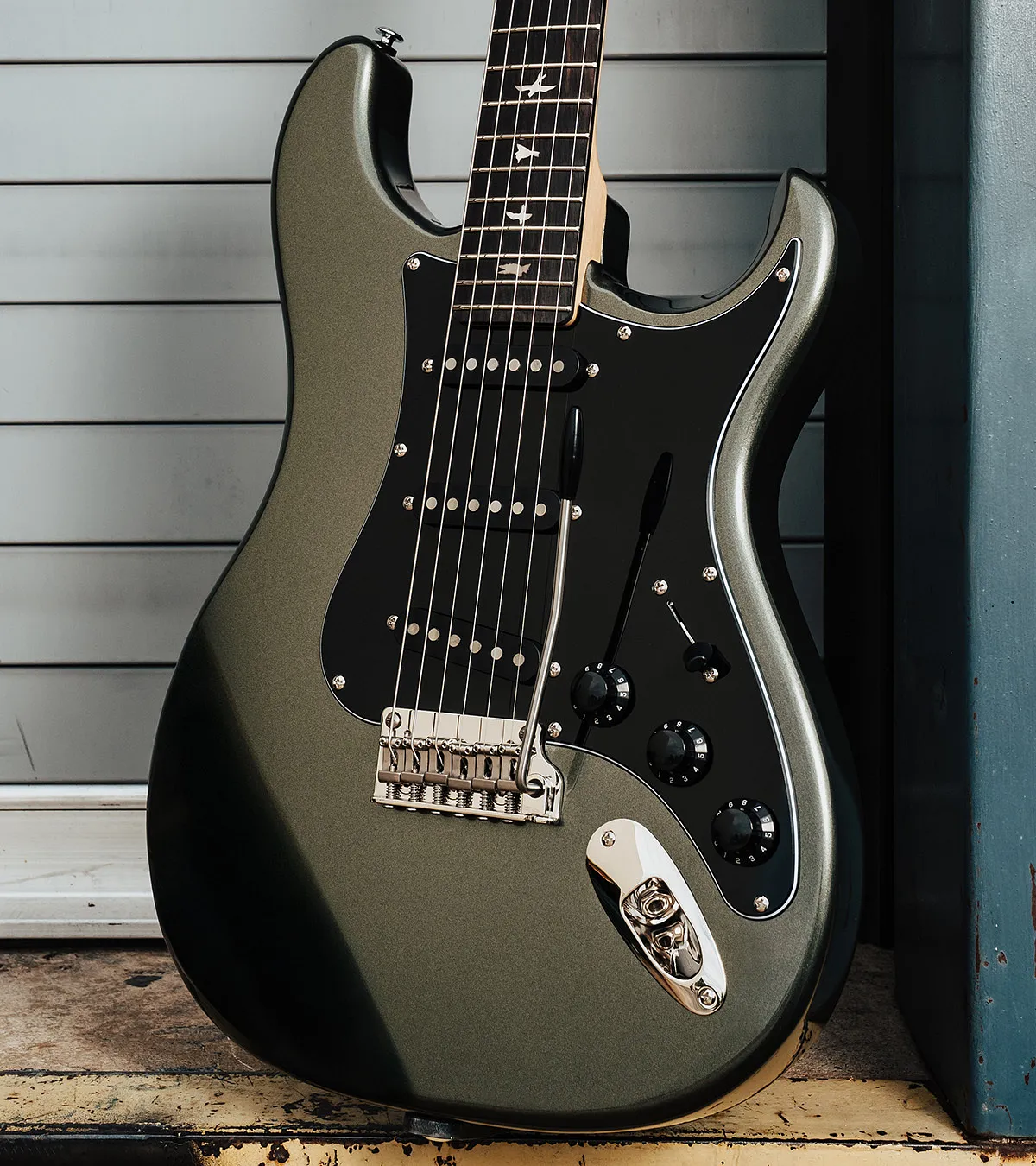 PRS LIMITED EDITION SE SILVER SKY DEFENDER PETRA COPPER