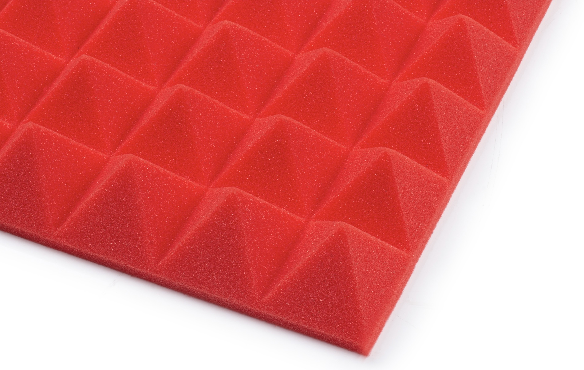 GATOR ACOUSTIC PYRAMID PANEL 12"x12" 8-PACK RED