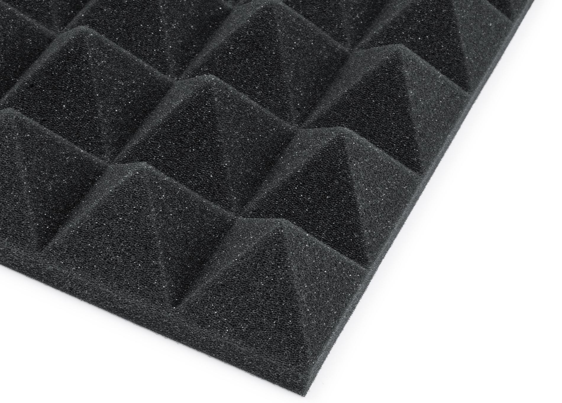 GATOR ACOUSTIC PYRAMID PANEL 12"x12" 8-PACK CHARCOAL