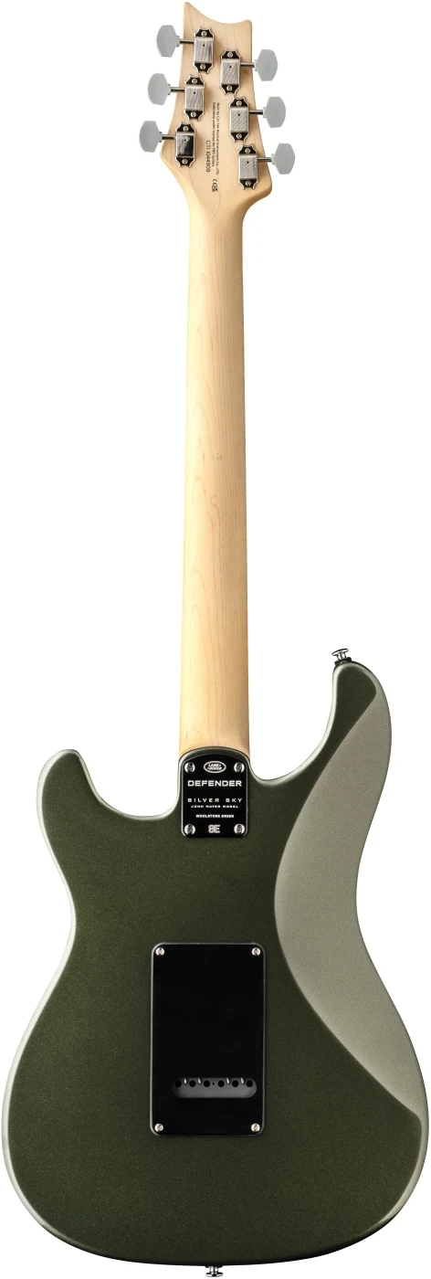 PRS LIMITED EDITION SE SILVER SKY DEFENDER WOOLSTONE GREEN