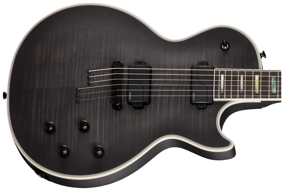 EPIPHONE PROPHECY LES PAUL BARITONE OBSIDIAN STORM SATIN