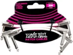 ERNIEBALL EB-6384 FLAT PATCH CABLE 7,5CM 3 SET WHITE