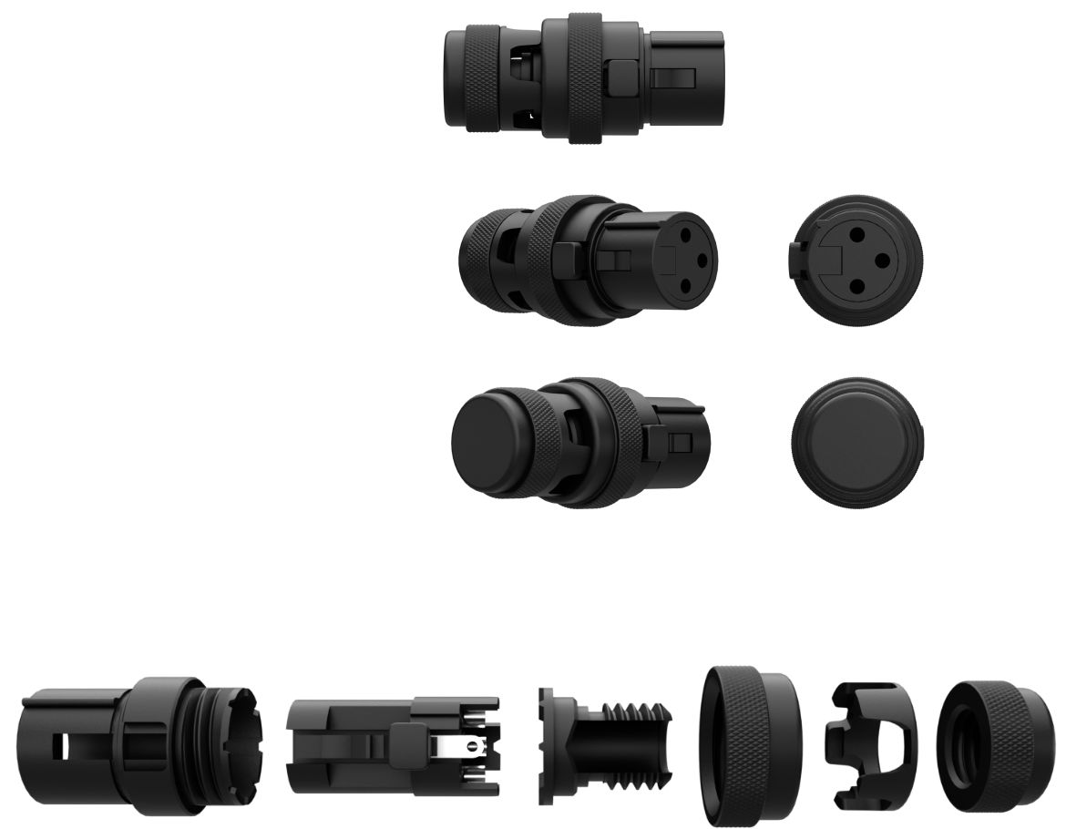 SP CONNECTORS SPXA-F BLACK